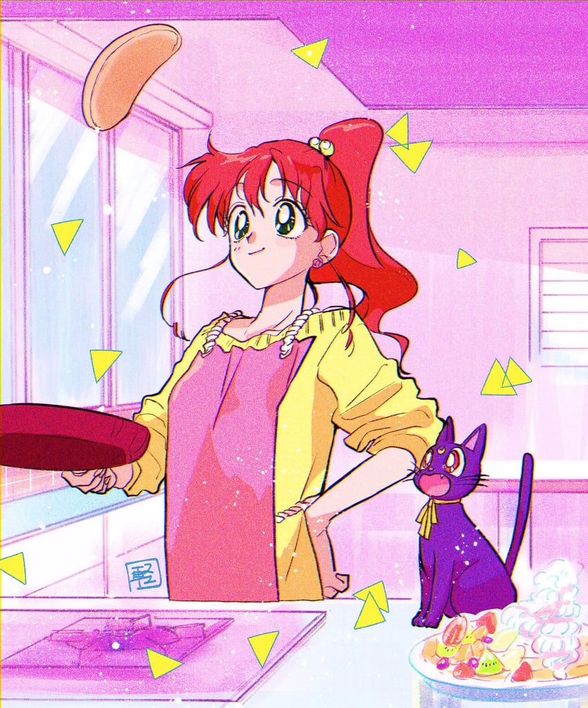 kino makoto and luna (bishoujo senshi sailor moon) drawn by murimajimuri