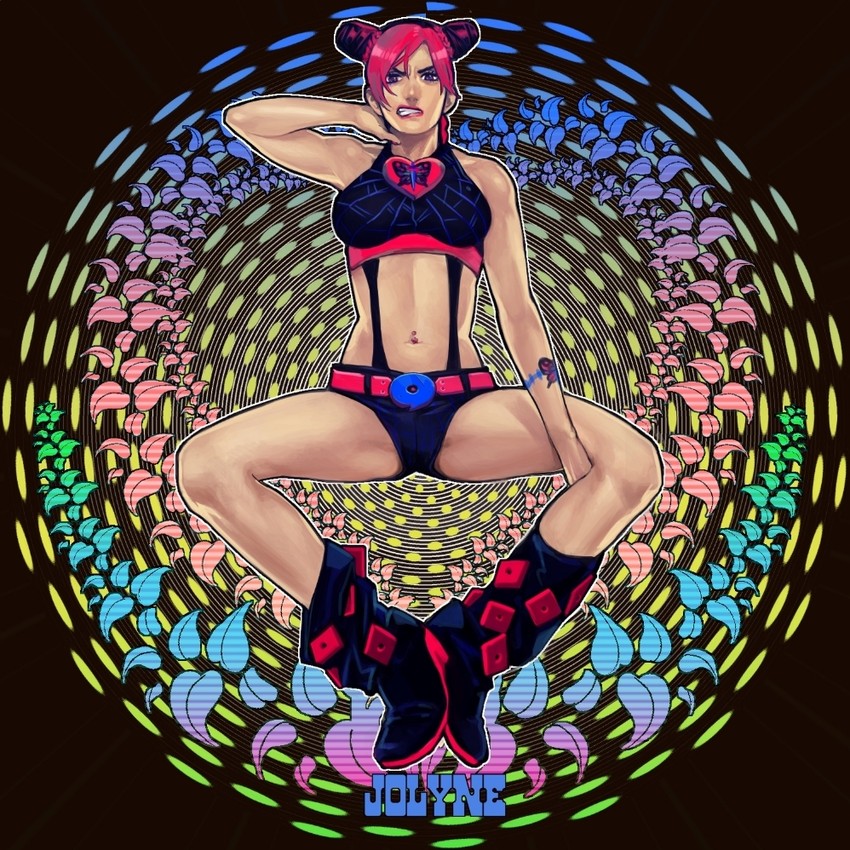 kujo jolyne (jojo no kimyou na bouken and 1 more) drawn by icym
