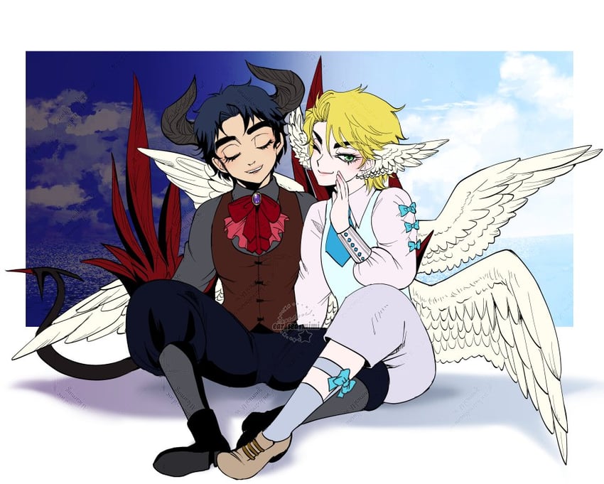 dio brando and jonathan joestar (jojo no kimyou na bouken and 1 more) drawn by ear_sea_mimi