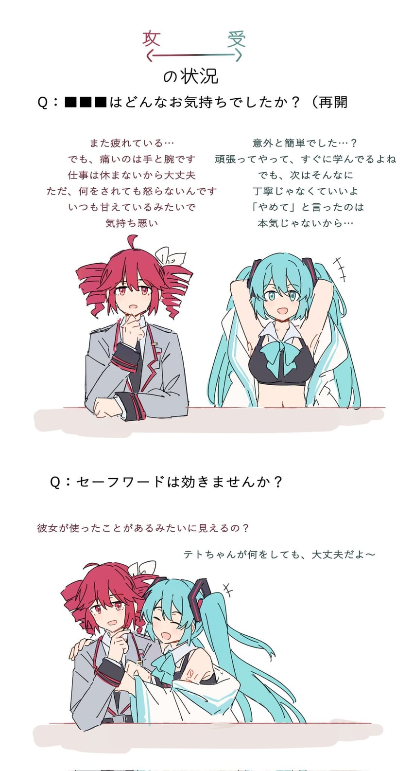 hatsune miku and kasane teto (vocaloid and 2 more) drawn by frontiersun