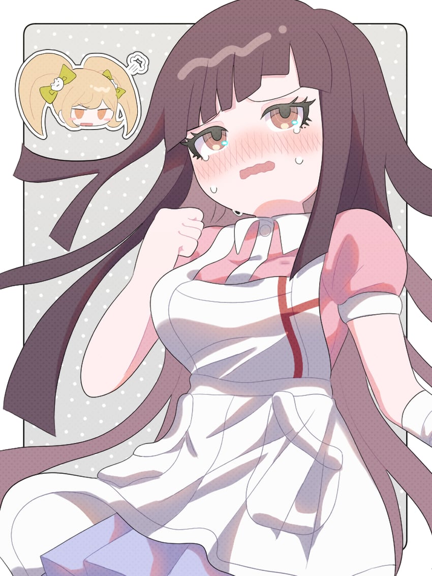 tsumiki mikan and saionji hiyoko (danganronpa and 1 more) drawn by 3_3o0