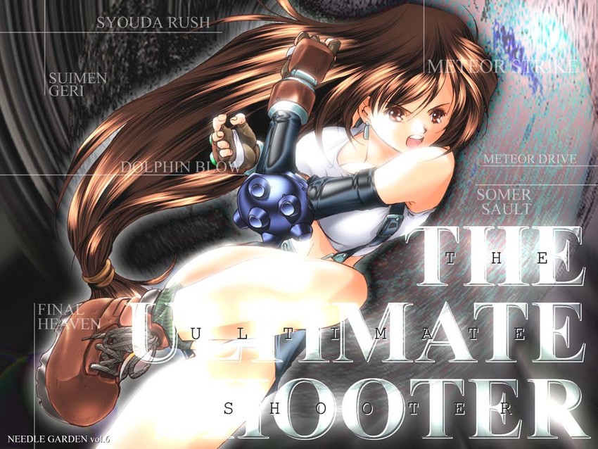 tifa lockhart (final fantasy and 1 more) drawn by kantori