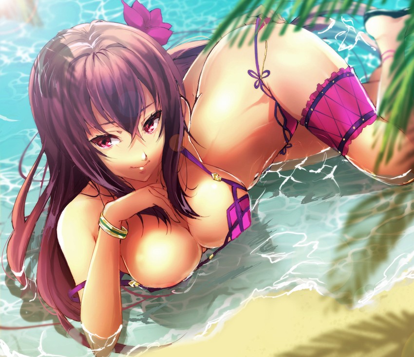 scathach (fate and 1 more) drawn by c_c