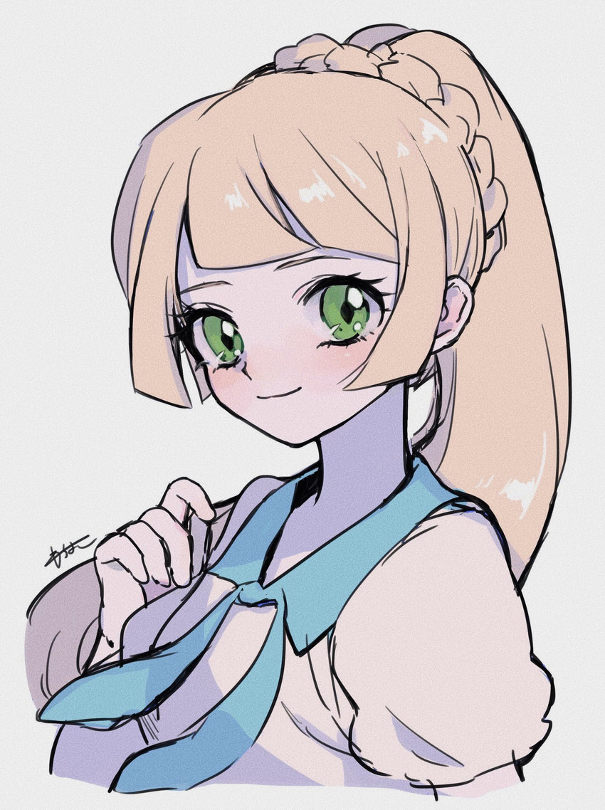 lillie (pokemon and 1 more) drawn by omochi_kuenai