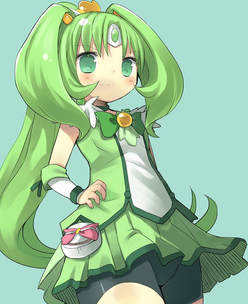 midorikawa nao and cure march (precure and 1 more) drawn by amaa_(chou_dennou_jidai)