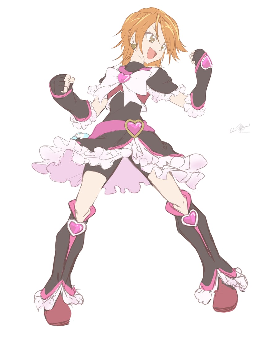 misumi nagisa and cure black (precure and 2 more) drawn by clear_glass_(mildmild1311)