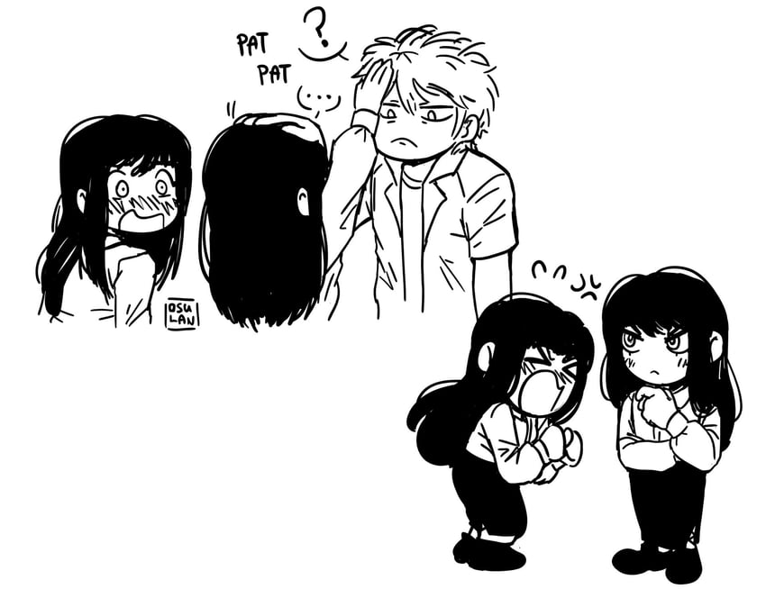 denji, yoru, and mitaka asa (chainsaw man) drawn by osulan