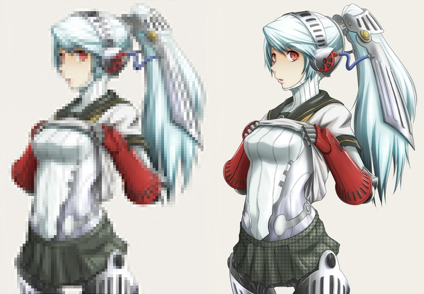 labrys (persona and 1 more) drawn by ao_usagi
