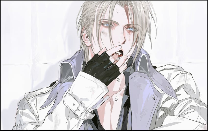 rufus shinra (final fantasy and 2 more) drawn by quxiaochong