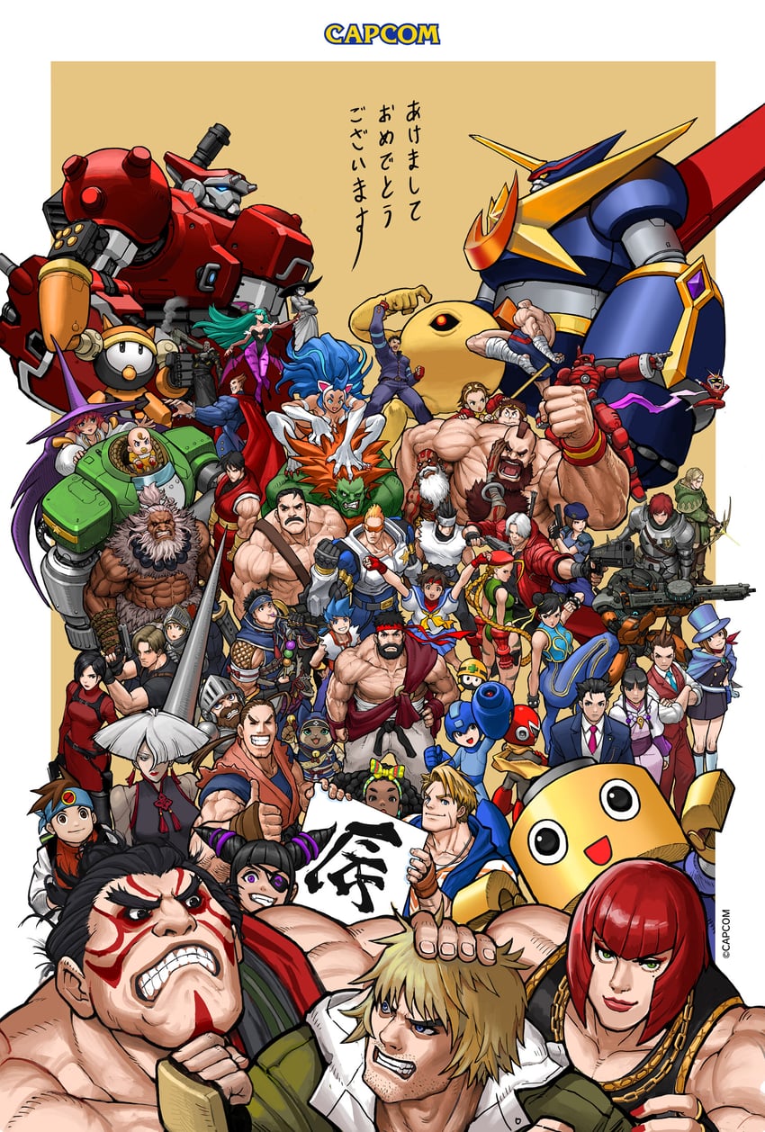 chun-li, morrigan aensland, cammy white, monster hunter, han juri, and 51 more (street fighter and 35 more)