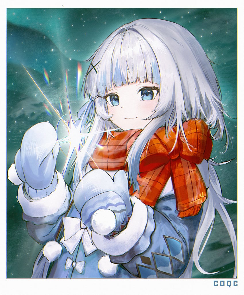 gawr gura (hololive and 1 more) drawn by coqc