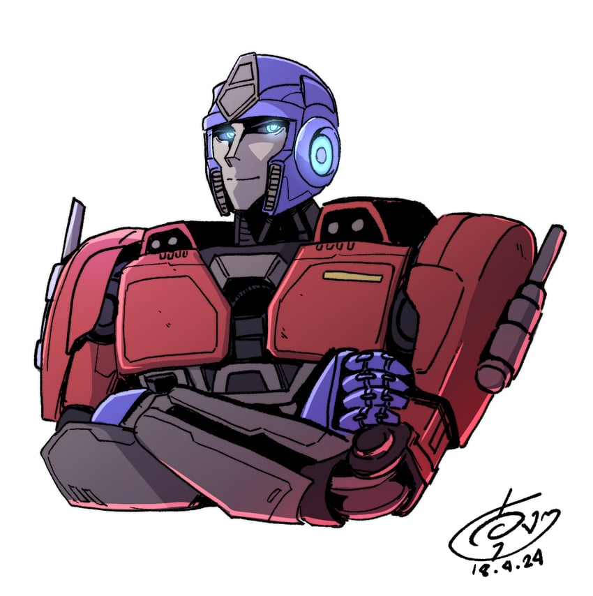 orion pax (transformers and 1 more) drawn by ongget1