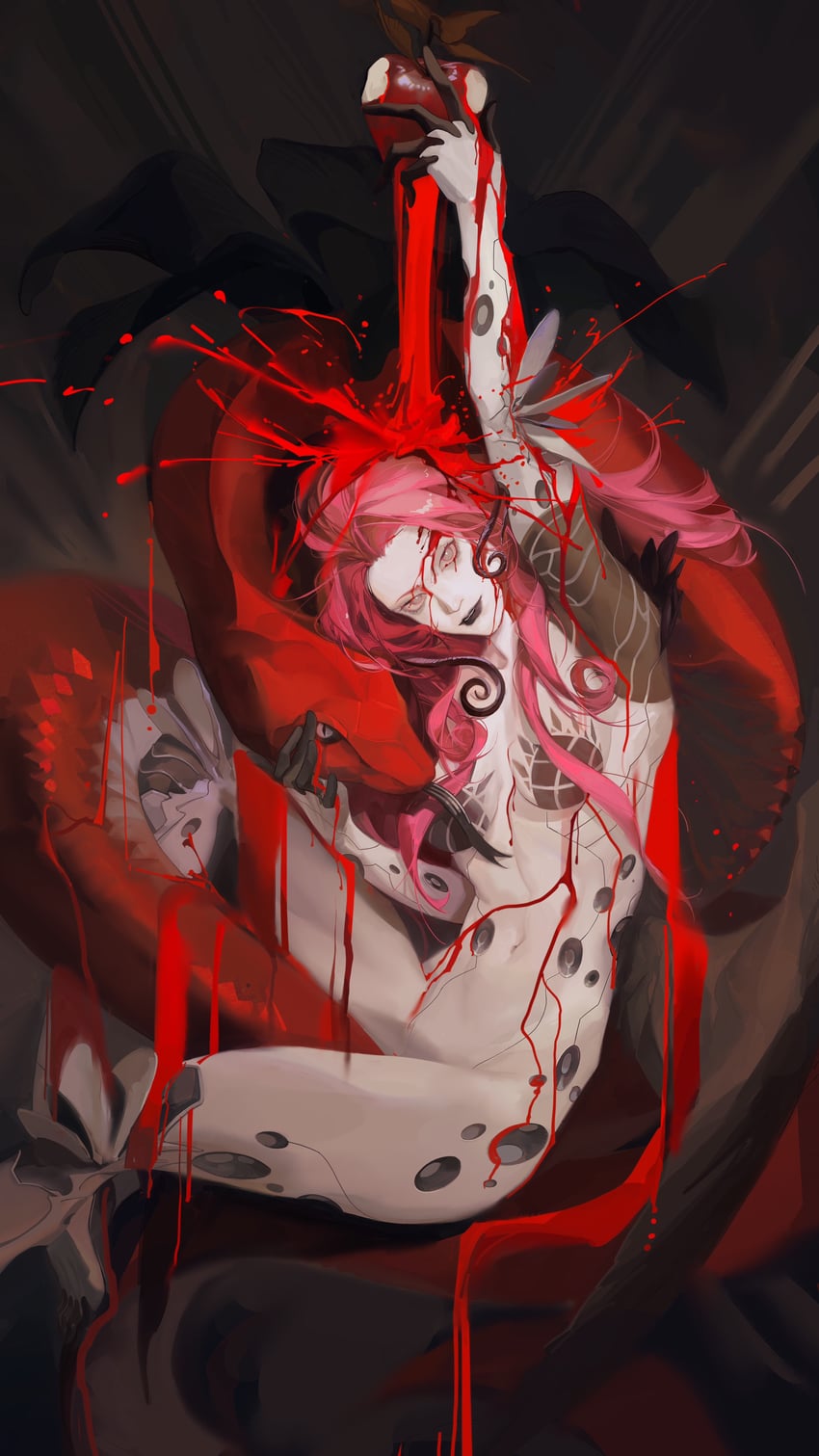 lilith (shin megami tensei and 2 more) drawn by sin_node