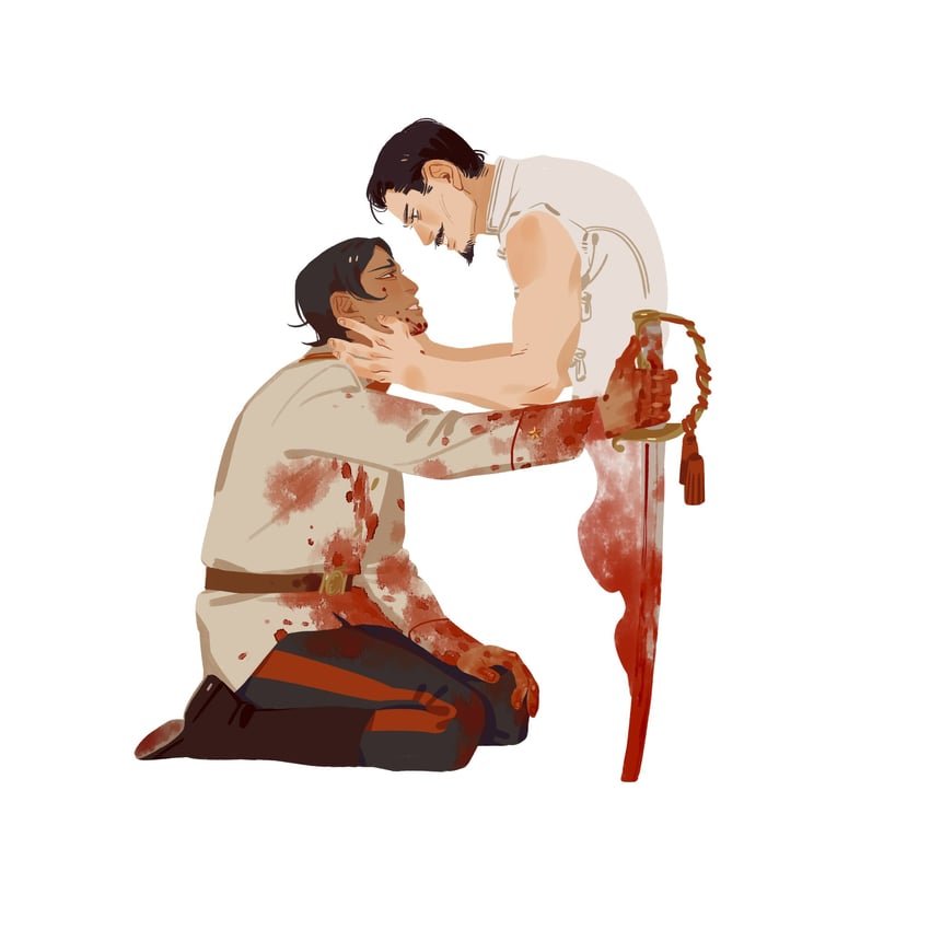 koito otonoshin and tsurumi tokushirou (golden kamuy) drawn by chengongzi123