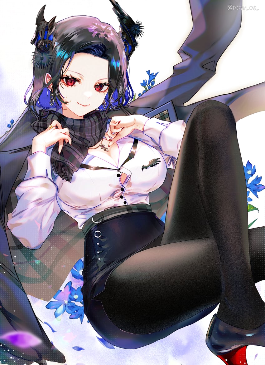 nerissa ravencroft (hololive and 1 more) drawn by sowon