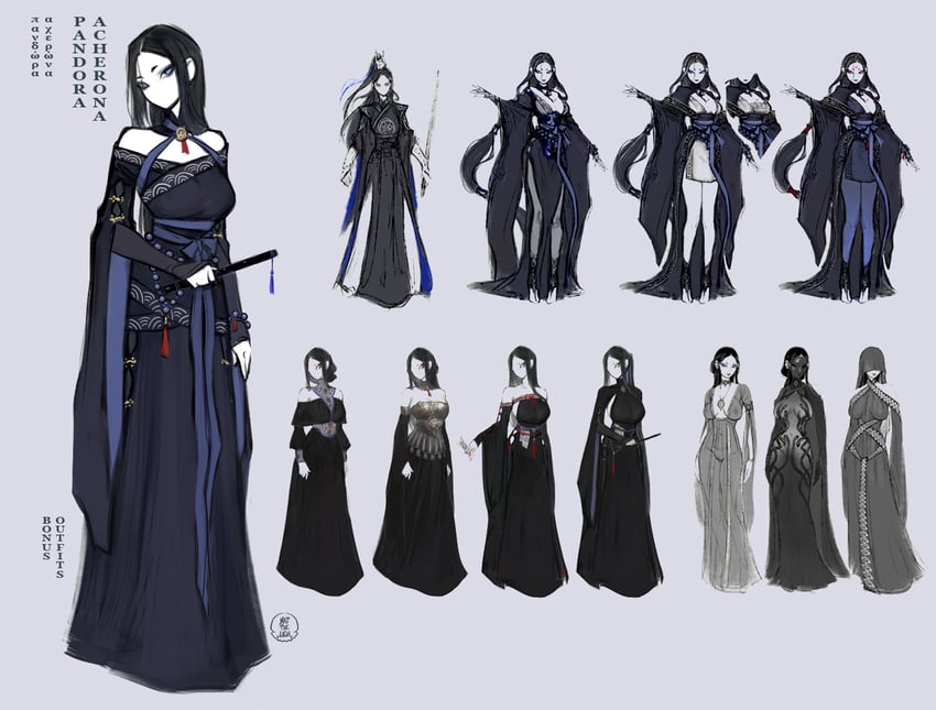 pandora acherona (original) drawn by nat_the_lich