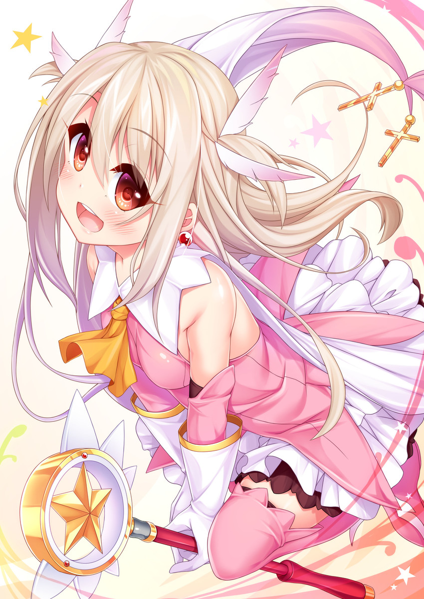 illyasviel von einzbern, prisma illya, and magical ruby (fate and 1 more) drawn by wakagi_repa