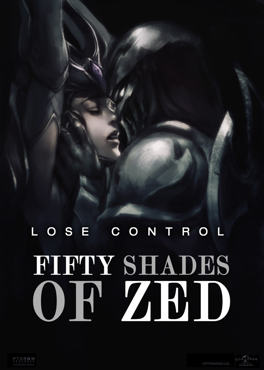 syndra and zed (league of legends and 1 more) drawn by phantom_ix_row