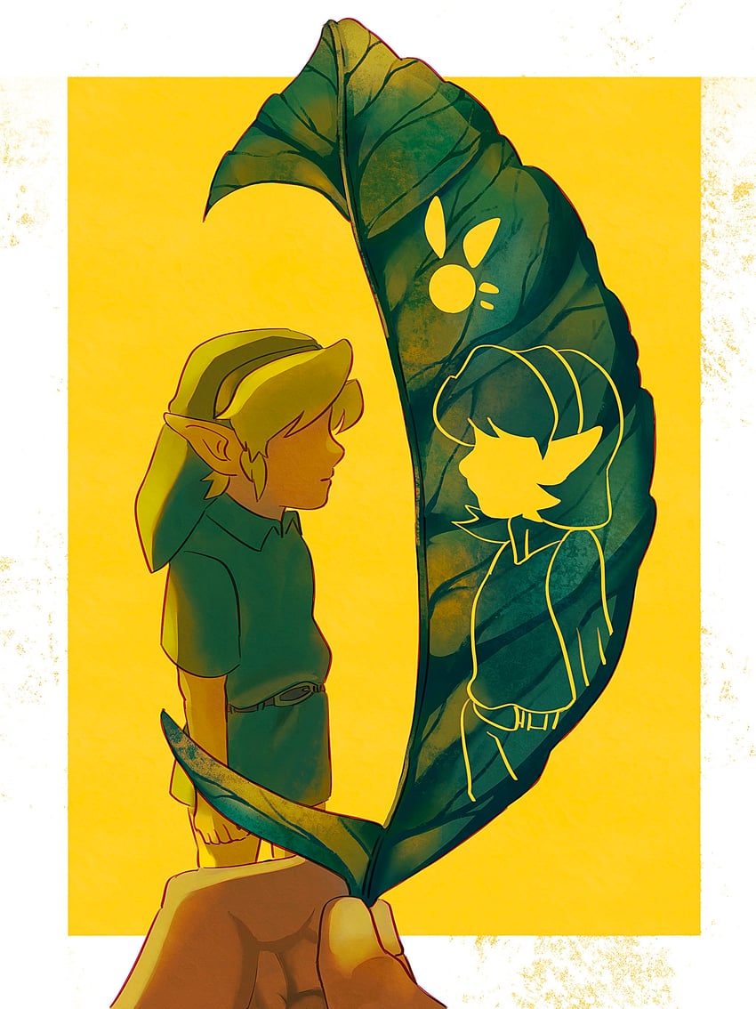 link, navi, and saria (the legend of zelda and 1 more) drawn by nasagina