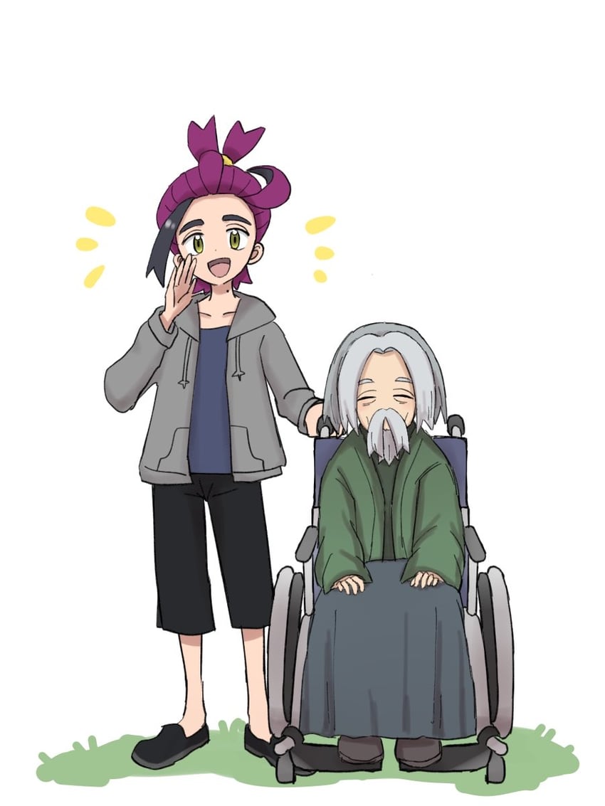 kieran and yukito (pokemon and 1 more) drawn by riko_(m_momomo28)