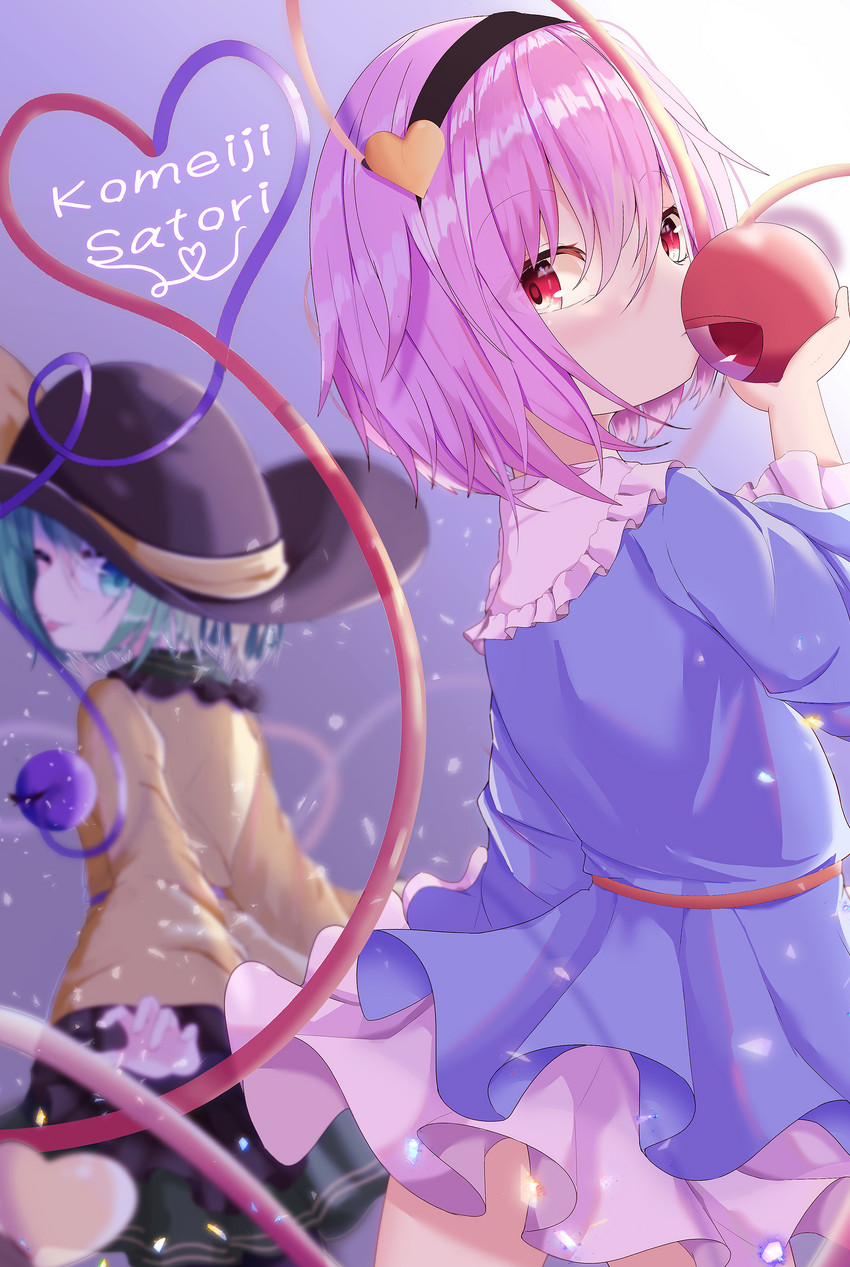 komeiji koishi and komeiji satori (touhou) drawn by kirisame_oreo
