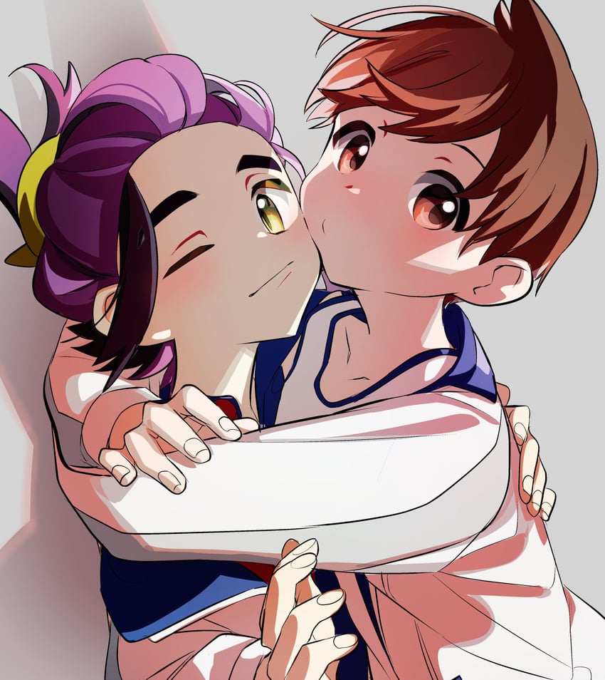 kieran and florian (pokemon and 1 more) drawn by uzura_syouyu