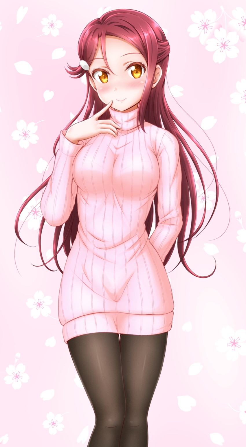 sakurauchi riko (love live! and 1 more) drawn by ckst