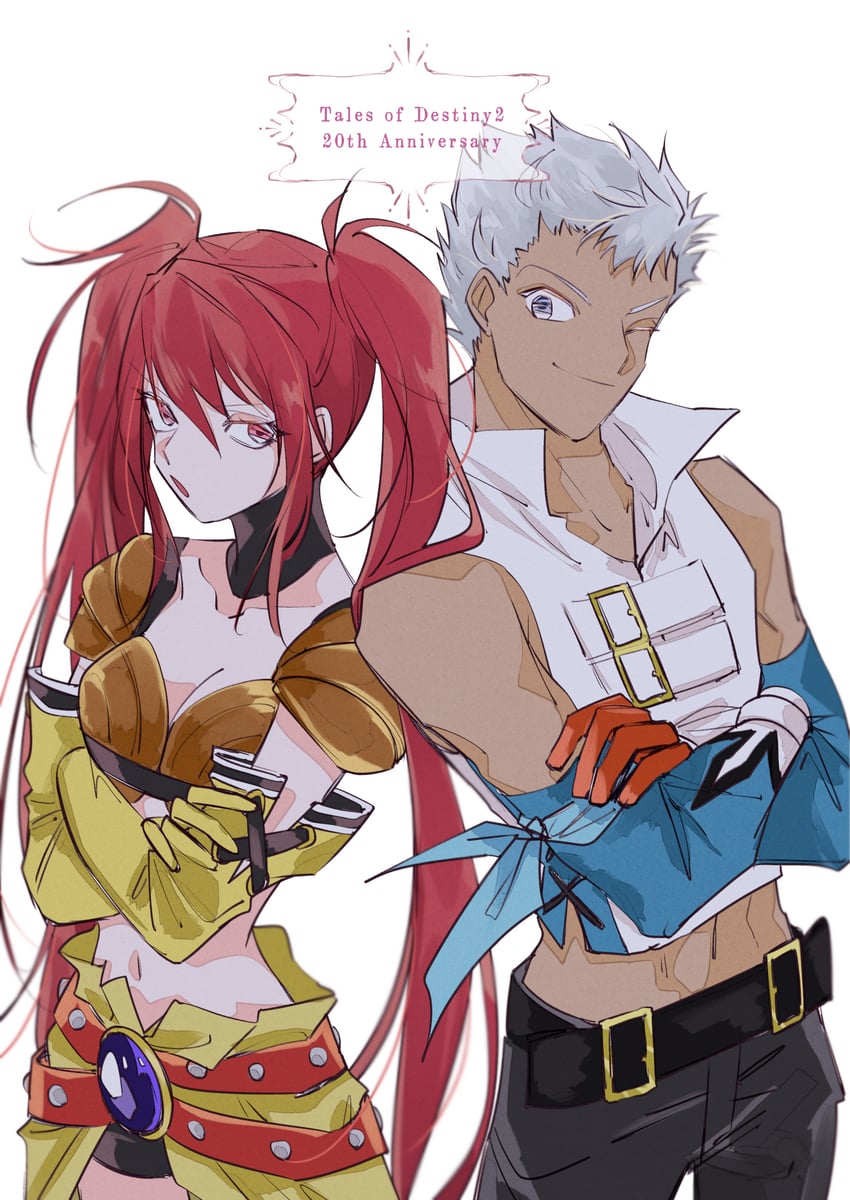 nanaly fletch and loni dunamis (tales of and 2 more) drawn by youme_xz
