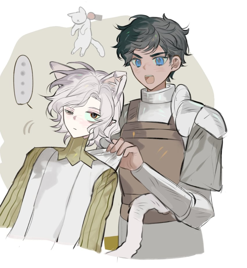 mithrun and kabru (dungeon meshi) drawn by wo_yao_chifan