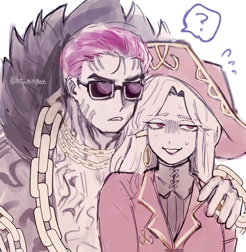 ricardo and smee (project moon and 1 more) drawn by ht_ningen