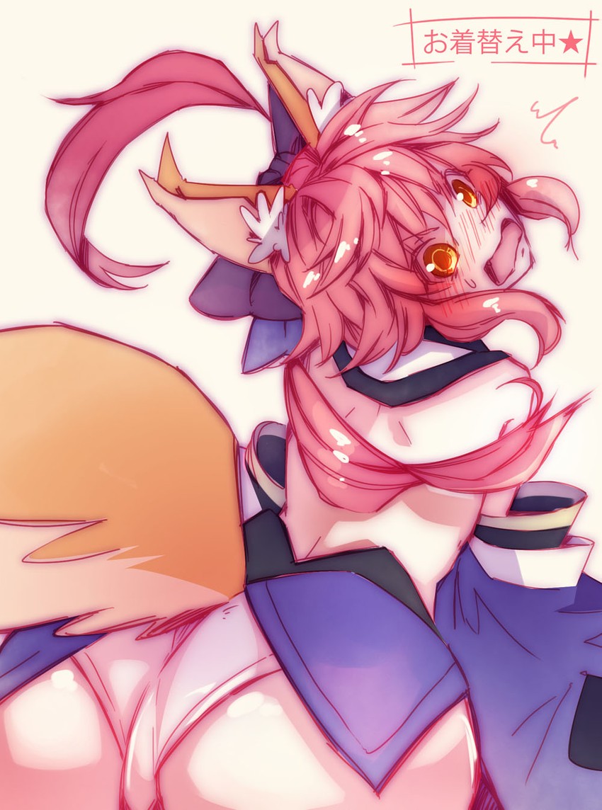 tamamo and tamamo no mae (fate and 1 more) drawn by msg01