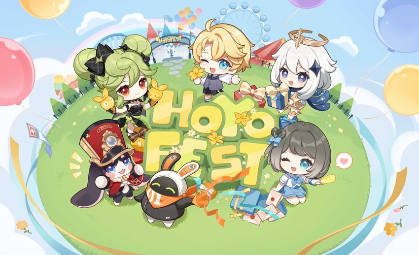 paimon, eous, homu, pom-pom, ai hyperion lambda, and 2 more (genshin impact and 7 more)