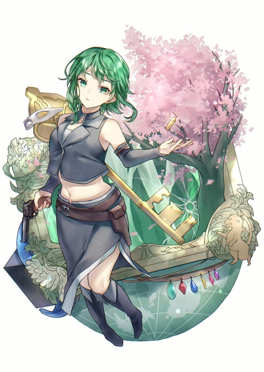 gumi and nemesis sudou (vocaloid and 2 more) drawn by aryuma772