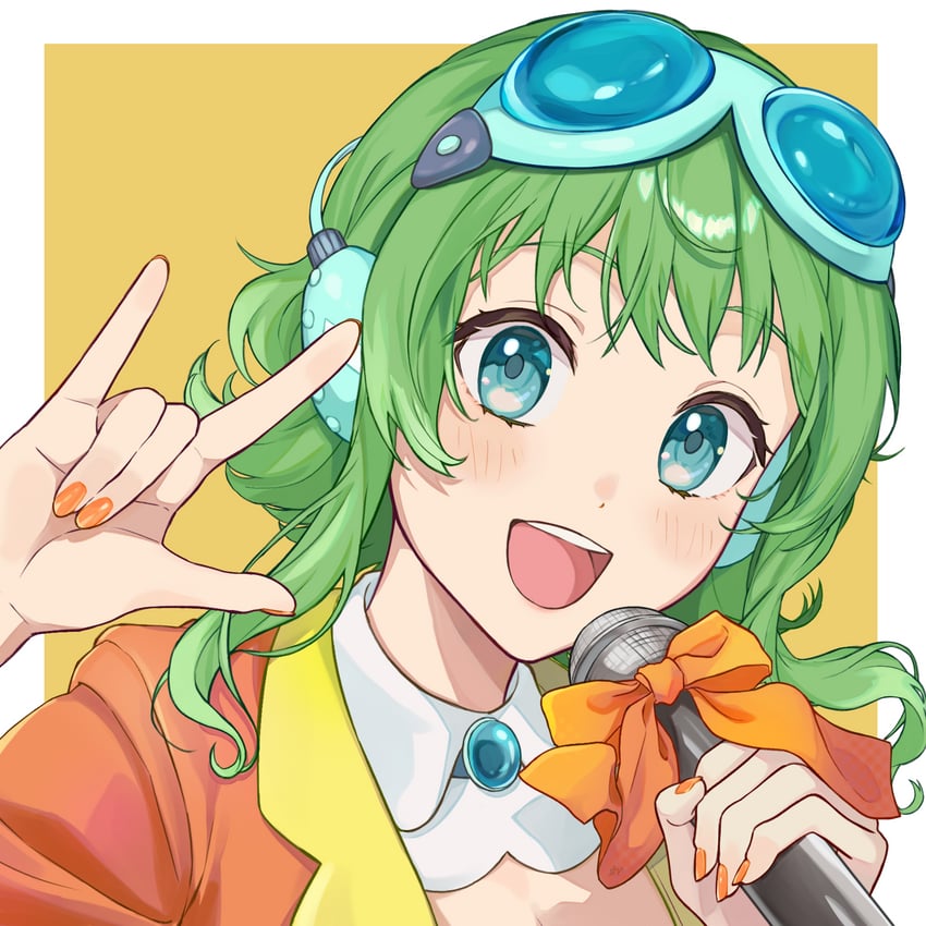 gumi and nakajima megumi (vocaloid and 3 more) drawn by book_the_star