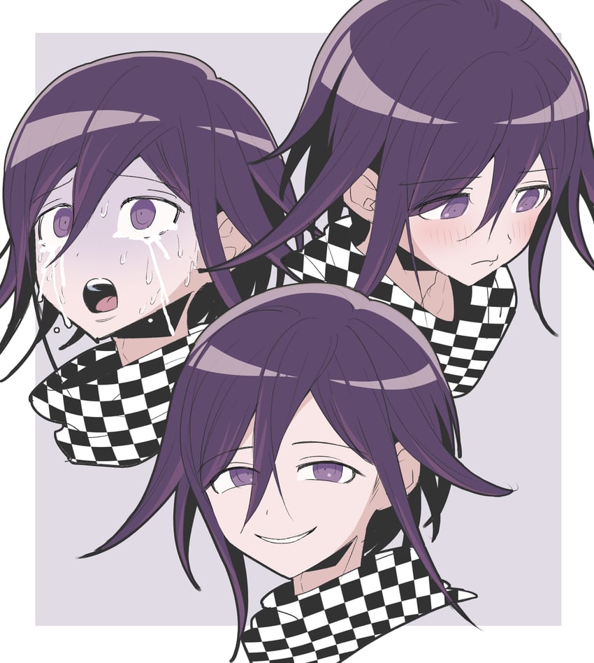 oma kokichi (danganronpa and 1 more) drawn by mokemokeeeee