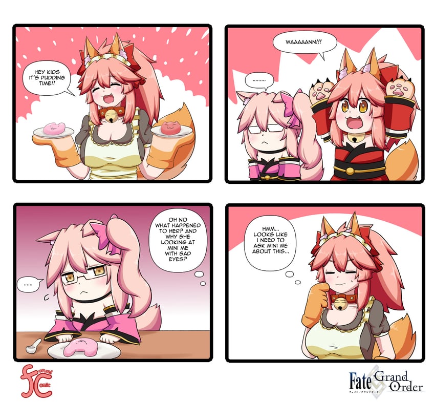 tamamo, tamamo cat, and koyanskaya (fate and 1 more) drawn by keita_naruzawa