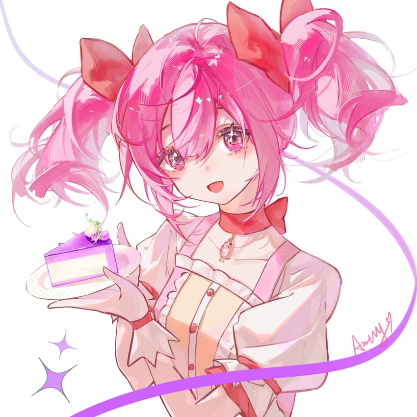 kaname madoka (mahou shoujo madoka magica) drawn by antry_tange