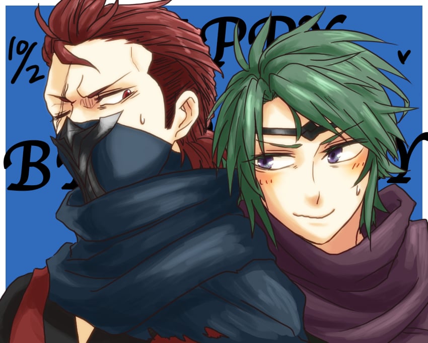 saizo and kaze (fire emblem and 1 more) drawn by miyoru_(gefahr)