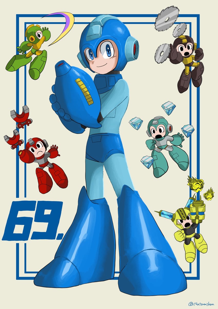 mega man and fuse man (mega man) drawn by natsumi_6021