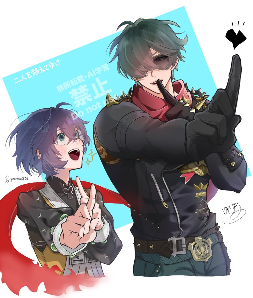 lighter and belle (zenless zone zero) drawn by yusetsu0505