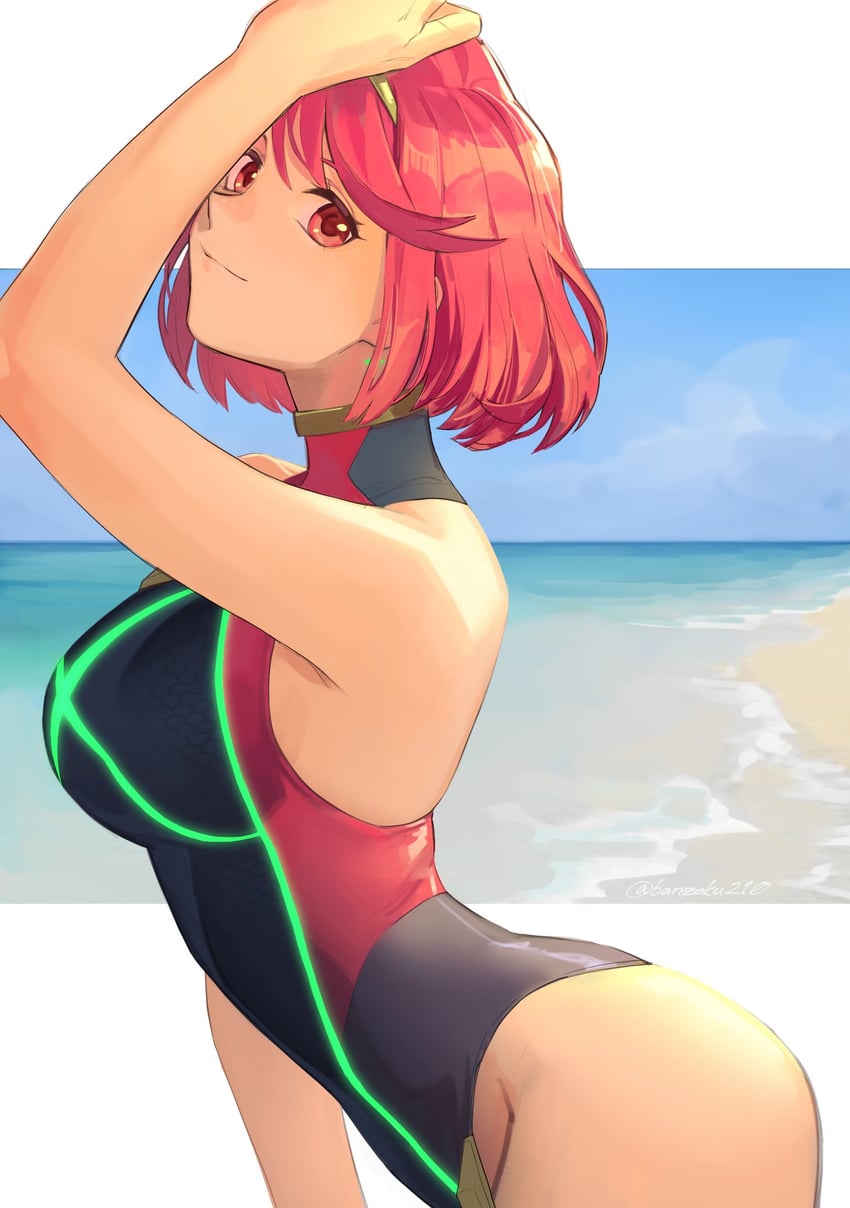 pyra (xenoblade chronicles and 1 more) drawn by asagi_(banzoku210)
