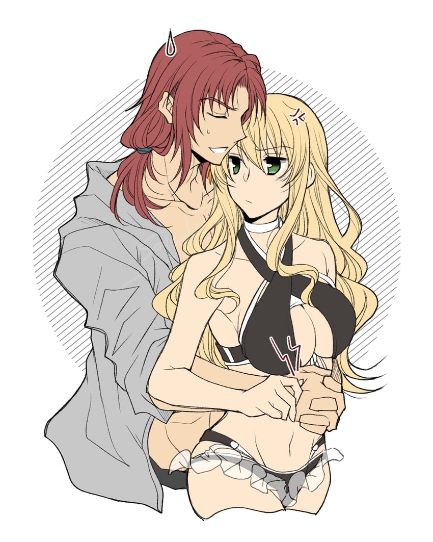 randolph orlando and mireille (eiyuu densetsu and 2 more) drawn by satsuki_(chaosmode)