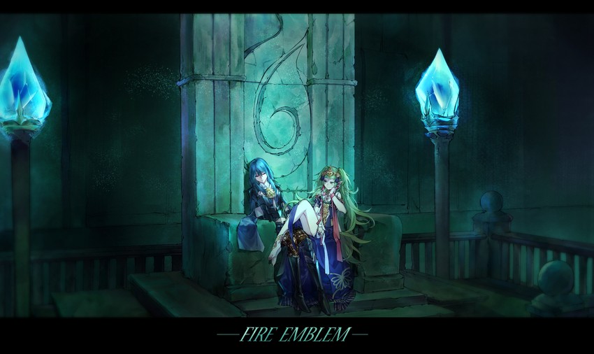 female byleth and sothis (fire emblem and 1 more) drawn by zhang2011han