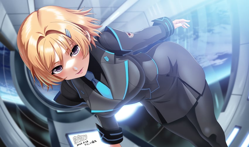 ellen aice (muv-luv and 2 more) drawn by popgun_(22882502)