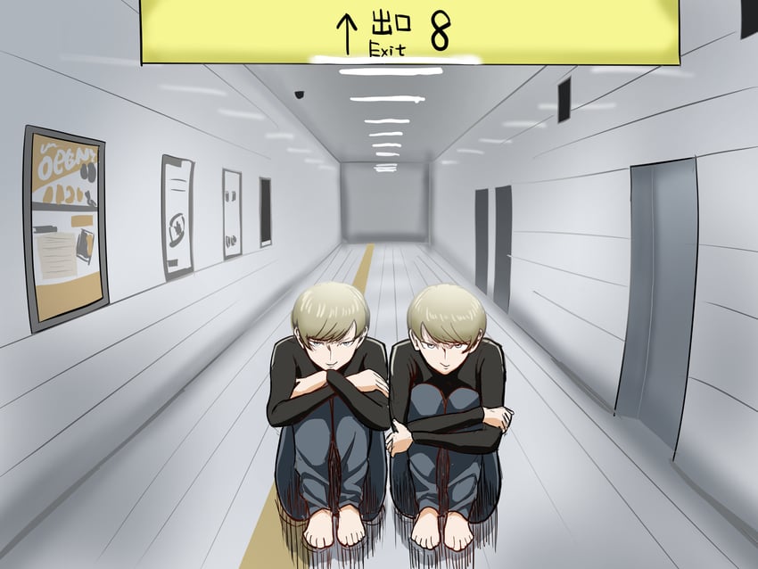 migi and dali (the exit 8 and 1 more) drawn by m2bou