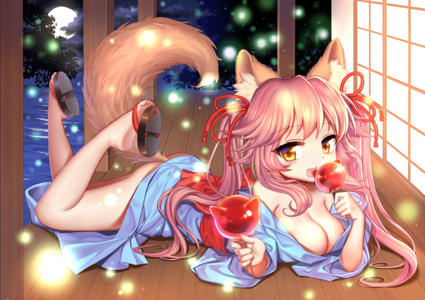 tamamo and tamamo no mae (fate and 2 more) drawn by luobo1220