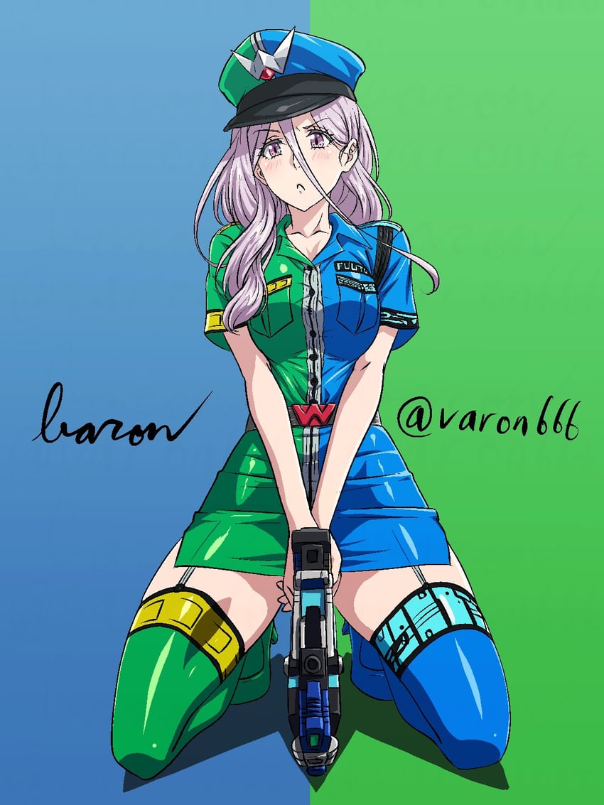 kamen rider double and tokime (kamen rider and 2 more) drawn by baron_(varon666)