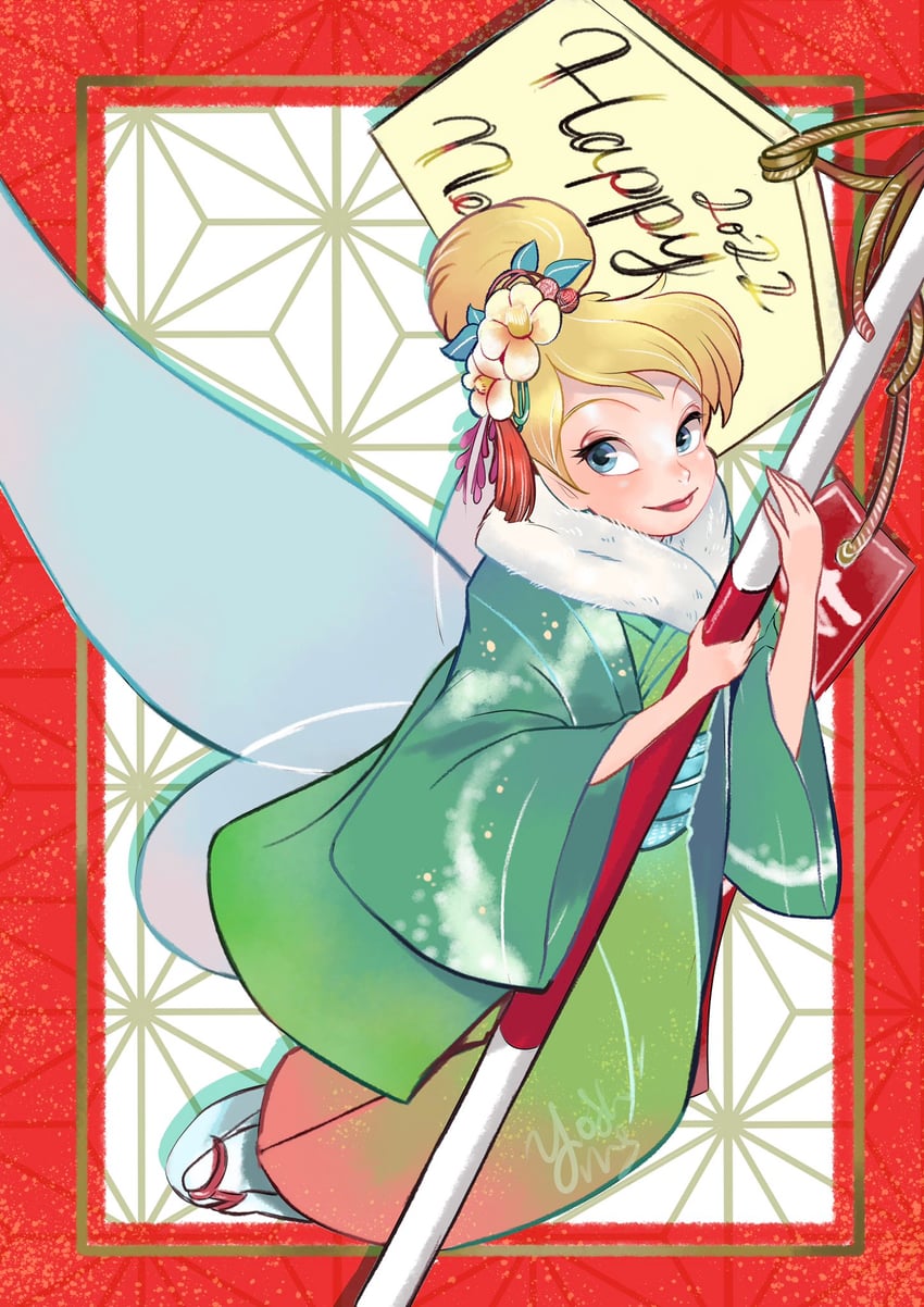 tinker bell (walt disney's peter pan) drawn by bumble_tmnt