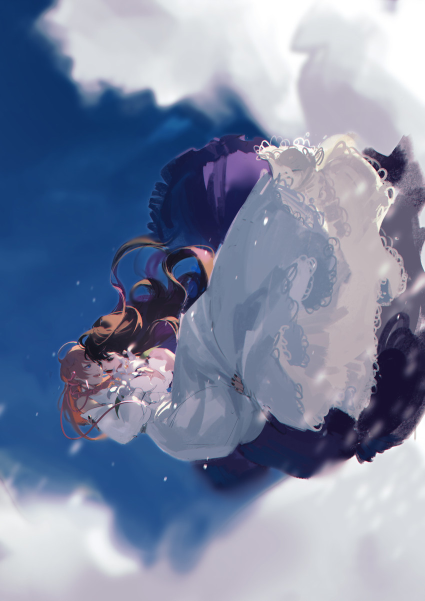 ryne waters and gaia (final fantasy and 1 more) drawn by shuangbatian