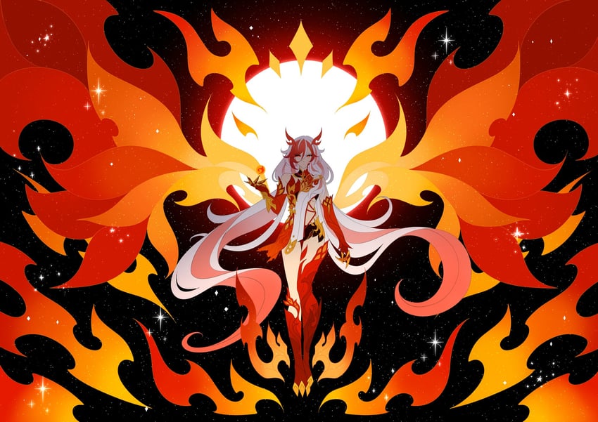 fu hua (honkai and 1 more) drawn by ffluvy